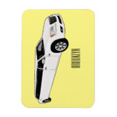 Magnet Flexible Caricature limousine (Vertical)