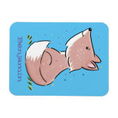 Magnet Flexible Caricature pour bébé renard (Horizontal)