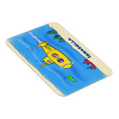 Magnet Flexible Caricature sous-marine joyeuse (Côté Droit)