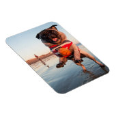 Magnet Flexible Carlin à la plage (Côté Droit)