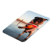 Magnet Flexible Carlin à la plage (Côté Gauche)