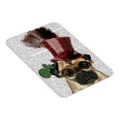 Magnet Flexible Carlin avec chapeau de dessus style Steampunk (Côté Droit)