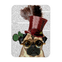 Carlin avec chapeau de dessus style Steampunk