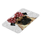 Magnet Flexible Carlin avec poitrine rouge sur la tête (Côté Gauche)