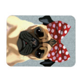 Magnet Flexible Carlin avec poitrine rouge sur la tête 2 (Horizontal)