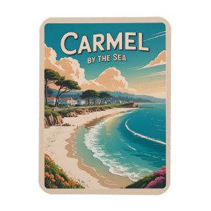 Magnet Flexible Carmel par la mer plage de la côte pacifique calif