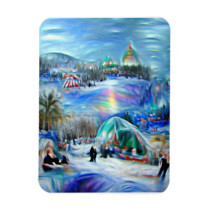 Magnet Flexible Carnaval d'hiver