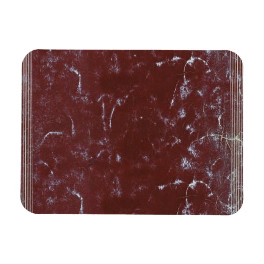 Magnet Flexible Carnet rouge vintage (Horizontal)