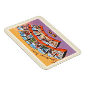 Magnet Flexible Carolina Beach North Carolina NC Carte postale Vin (Côté Droit)