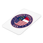 Magnet Flexible Carolina du Nord, phone case (Côté Gauche)