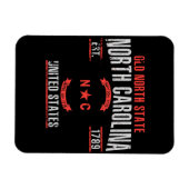 Magnet Flexible Caroline du Nord (Horizontal)