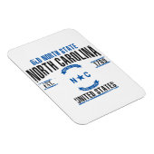 Magnet Flexible Caroline du Nord (Côté Droit)