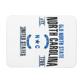 Magnet Flexible Caroline du Nord (Horizontal)