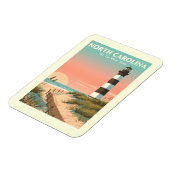 Magnet Flexible Caroline du Nord vintage (Côté Gauche)