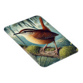 Magnet Flexible Caroline du Sud État Oiseaux Carolina Wren (Côté Droit)