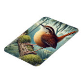 Magnet Flexible Caroline du Sud État Oiseaux Carolina Wren (Côté Gauche)