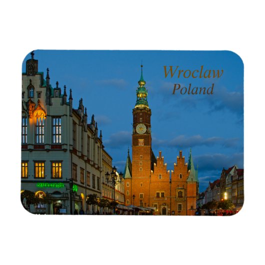 Magnet Flexible Carré de marché Wroclaw Pologne (Horizontal)