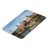 Magnet Flexible carré espagnol de Séville (Côté Gauche)