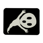 Magnet Flexible Carré fantôme de style Chibi (Horizontal)