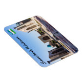 Magnet Flexible carré Registan au coucher du soleil - Samarkand, O (Côté Droit)