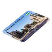 Magnet Flexible carré Registan au coucher du soleil - Samarkand, O (Côté Gauche)