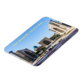 Magnet Flexible Carré Registan - Samarkand, Ouzbékistan, Asie (Côté Gauche)