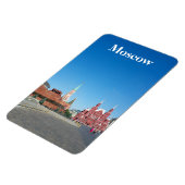 Magnet Flexible Carré rouge. Moscou (Côté Gauche)