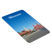 Magnet Flexible Carré rouge. Moscou (Côté Droit)