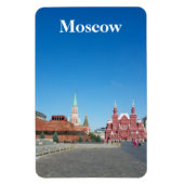 Magnet Flexible Carré rouge. Moscou (Vertical)