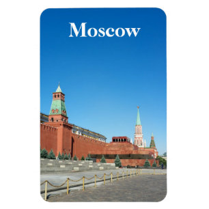 Magnet Flexible Carré rouge. Moscou