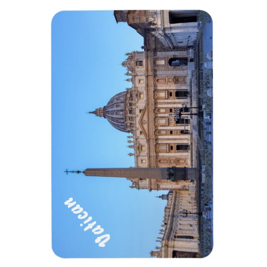 Magnet Flexible Carré Saint-Pierre de la Cité du Vatican - Rome, I (Vertical)