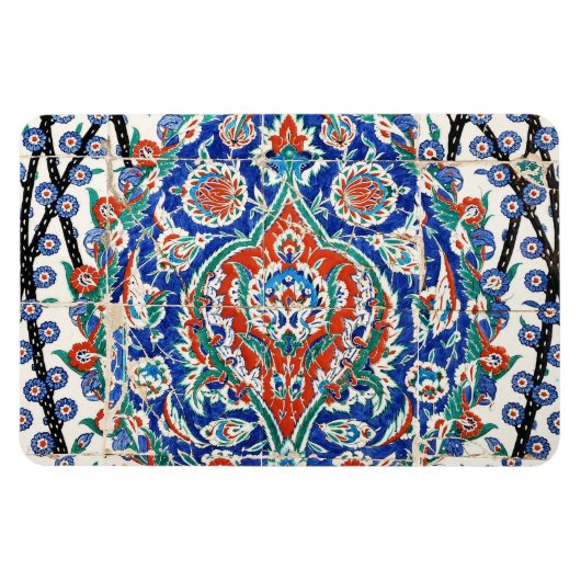 Magnet Flexible Carreaux à fleurs turcs (Horizontal)