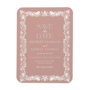 Magnet Flexible Carrelage Talavera Rose Fiesta Espagnole Enregistr