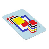 Magnet Flexible Carrés Abstraits (Côté Droit)