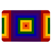 Magnet Flexible Carrés arc-en-ciel (Horizontal)