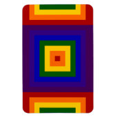 Magnet Flexible Carrés arc-en-ciel (Vertical)