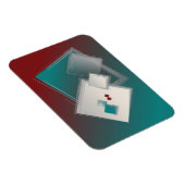 Magnet Flexible Carrés de Fibonacci (Côté Droit)