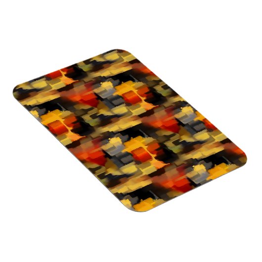 Magnet Flexible Carrés de peinture Abstraite moderne (Côté Droit)