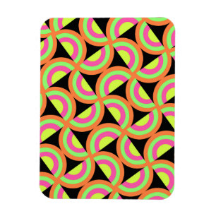 Magnet Flexible Carrés psychédéliques