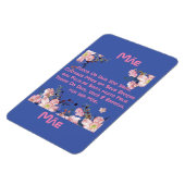 Magnet Flexible cartão comemorativo dias das mães (Côté Gauche)