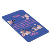 Magnet Flexible cartão comemorativo dias das mães (Côté Droit)