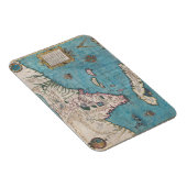 Magnet Flexible Carte antique de Floride et Cuba (Côté Droit)