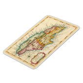 Magnet Flexible Carte antique de Jamaïque 1758 (Côté Gauche)