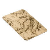 Magnet Flexible Carte antique de l'Asie du Sud-Est | 1687 (Côté Droit)