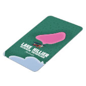 Magnet Flexible Carte australienne du lac Hillier. (Côté Gauche)