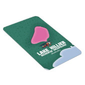 Magnet Flexible Carte australienne du lac Hillier. (Côté Droit)
