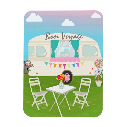 Magnet Flexible Carte Bon Voyage (Vertical)