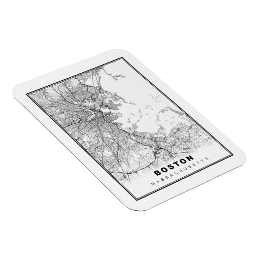 Magnet Flexible Carte Boston (Côté Droit)