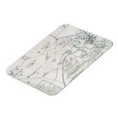 MAGNET FLEXIBLE CARTE BOSTON-CONCORD, 1775 (Côté Gauche)