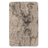 Magnet Flexible Carte, Cartographie, Géographie, Mer Méditerranée (Vertical)